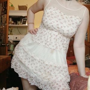 Lace minidress